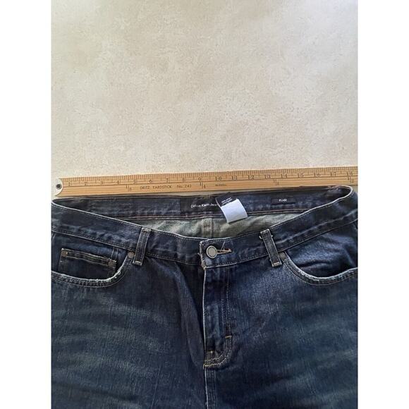 Calvin Klein Flare Jeans Womens Size 16 Blue Medium Wash Denim Mid Rise - Picture 6 of 13